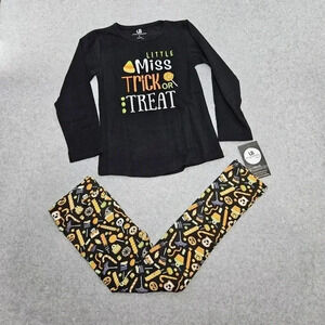 Halloween Outfit Girls Size 5 Long Sleeve Top‎ Leggings